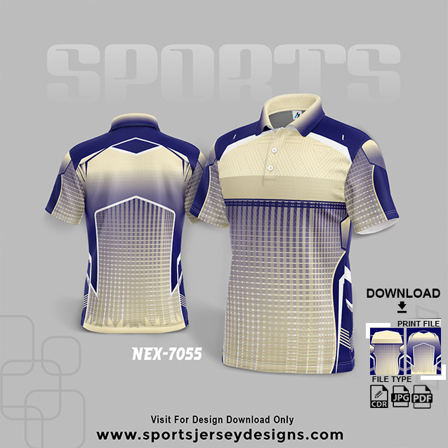 NEX-7055 PURPLE SPORTSWEAR SUBLIMATION JERSEY DESIGN