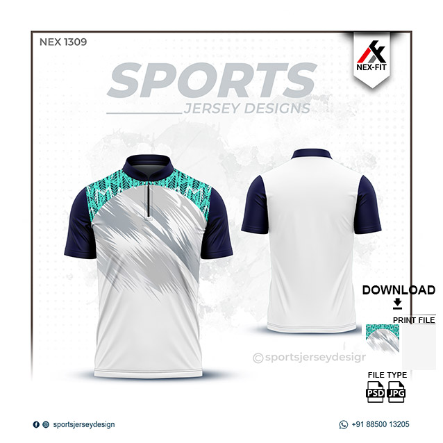 NEX-1309 BLACK WITH GRAY SPORTSWEAR SUBLIMATION JERSEY DESIGN