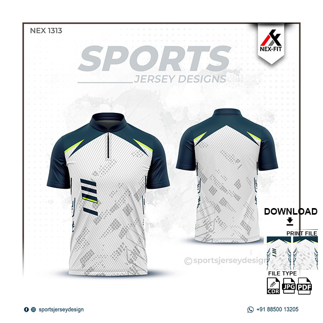 NEX-1313 GREEN WITH GRAY SPORTSWEAR SUBLIMATION JERSEY DESIGN