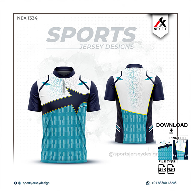 NEX-1334 GREEN WITH WHITE SPORTSWEAR SUBLIMATION JERSEY DESIGN