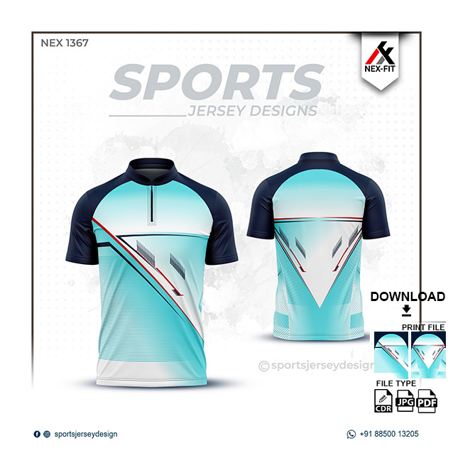 NEX-1367 GREEN WITH WHITE SPORTSWEAR SUBLIMATION JERSEY DESIGN