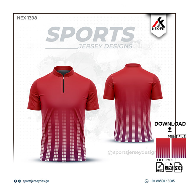 NEX-1398 BROWN WITH WHITE SPORTSWEAR SUBLIMATION JERSEY DESIGN