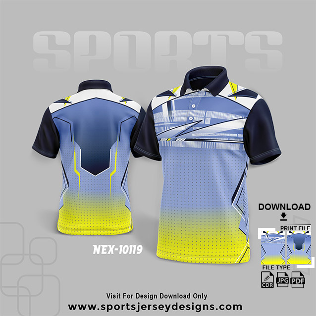 NEX-10119 PURPLE WITH YELLOW SPORTSWEAR SUBLIMATION JERSEY DESIGN