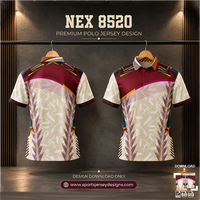 NEX-8520 Ganesha Festival Design for Sublimation Print With The combination of White and red