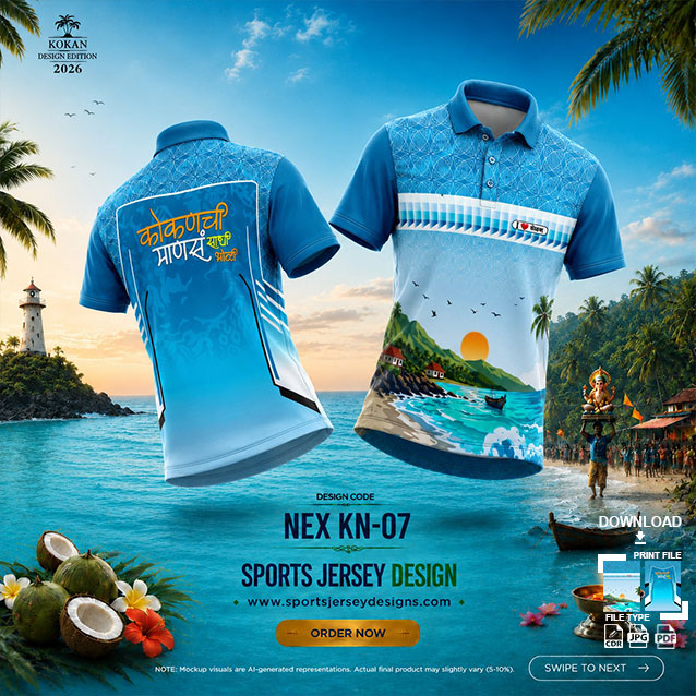 NEX KN 07 BLUE AND GREEN KOKAN SPECIAL JERSEY DESIGN