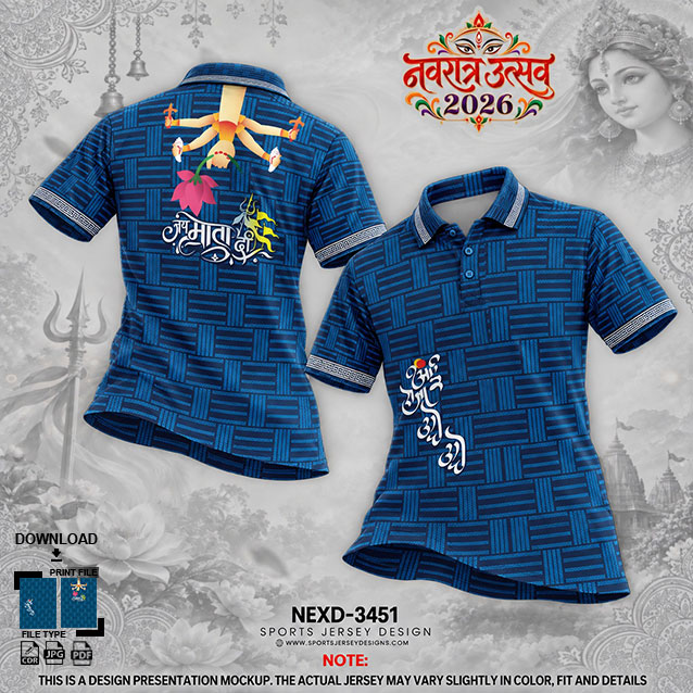 NEXD-3451 NAVY BLUE AND WHTE COMBINATION FOR NAVRATRI SPECIAL DESIGN