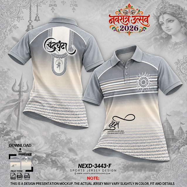 NEXD-3443-F WHITE AND DARK GREY COMBINATION FOR NAVRATRI SPECIAL DESIGN