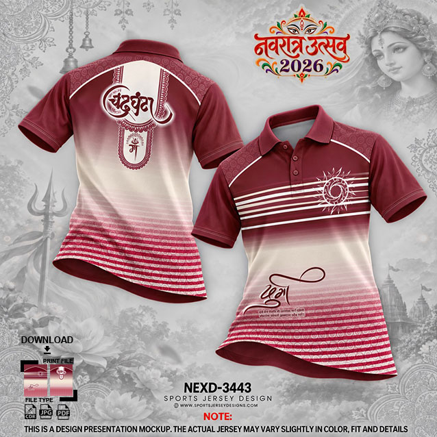 NEXD-3443 RED  AND WHITE COMBINATION FOR NAVRATRI SPECIAL DESIGN