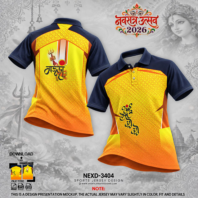 NEXD-3404 ORANGE AND YELLOW COMBINATION FOR NAVRATRI SPECIAL DESIGN