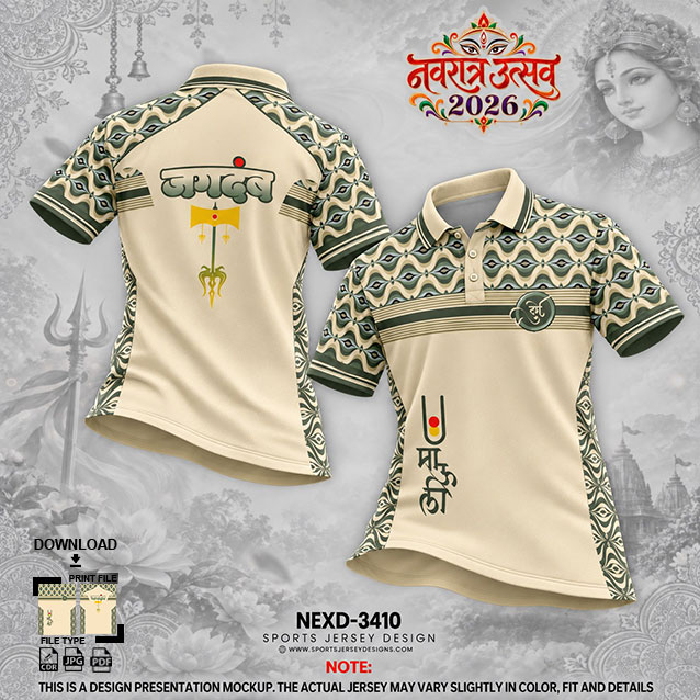 NEXD-3410 GREEN AND CREAM COMBINATION FOR NAVRATRI SPECIAL DESIGN
