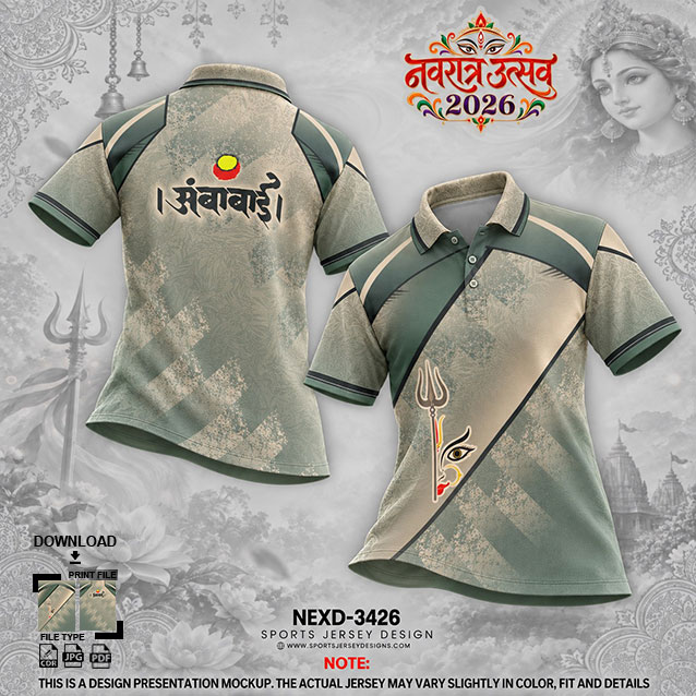 NEXD-3426 GREEN AND CREAM COMBINATION FOR NAVRATRI SPECIAL DESIGN