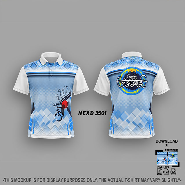 NEXD-3501 SKY BLUE AND WHITE COMBINATION FOR NAVRATRI SPECIAL DESIGN