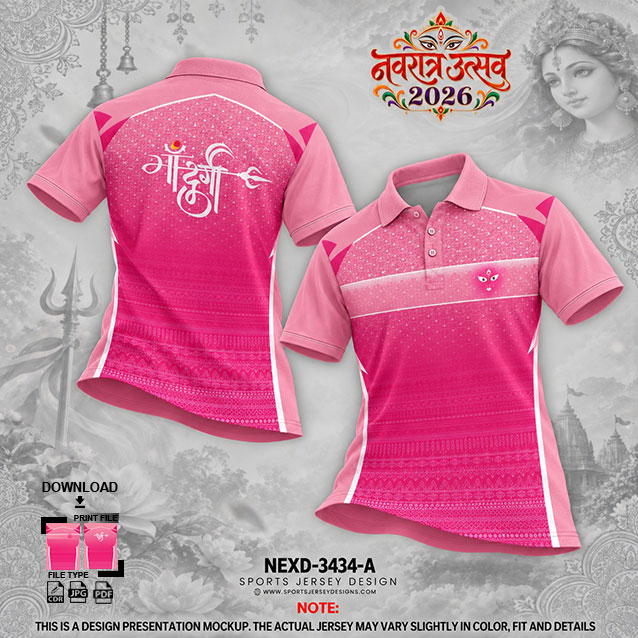 NEXD-3434 A PINK AND WHITE  COMBINATION FOR NAVRATRI SPECIAL DESIGN