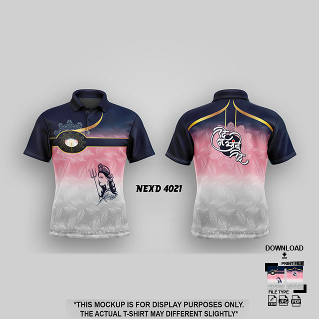 NEXD-4021 PINK,NAVYBLUE AND WHITE COMBINATION FOR NAVRATRI SPECIAL DESIGN