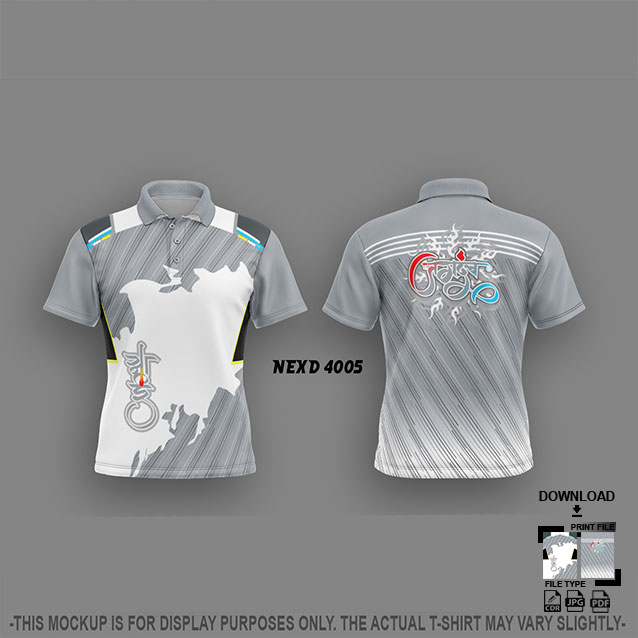 NEXD-4005 LIGHT GREY AND WHITE COMBINATION FOR NAVRATRI SPECIAL DESIGN