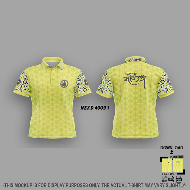 NEXD-4009 A YELLOW AND GREY COMBINATION FOR NAVRATRI SPECIAL DESIGN