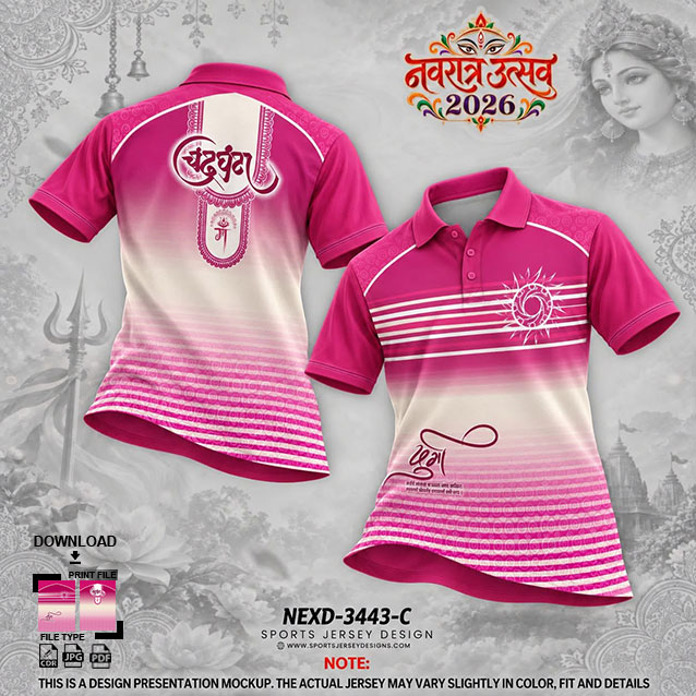 NEXD-3443-C PINK AND WHITE COMBINATION FOR NAVRATRI SPECIAL DESIGN