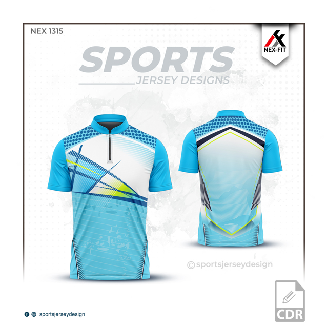 NEX 1315 FRONT BACK SUBLIMATION JERSEY DESIGN FOR CRICKET AND OTHER SPORTS