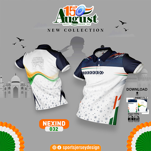 NEXIND 032 Independence Day Sublimation Jersey Design