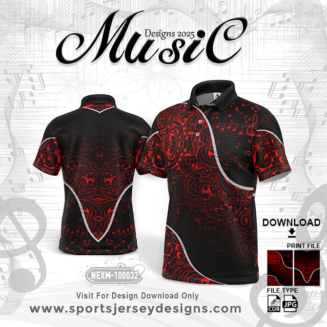 NEXM-100032 RED AND BLACK GRADIENT SPORTSWEAR SUBLIMATION JERSEY DESIGN