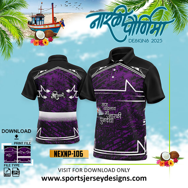NEXNP-106 NARALI POURNIMA TRADITIONAL AND FESTIVE WEAR IN PURPLE AND BLACK COLOR