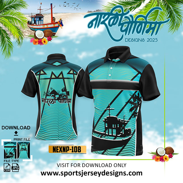 NEXNP-108 NARALI POURNIMA TRADITIONAL AND FESTIVE WEAR IN BLUE AND BLACK COLOR