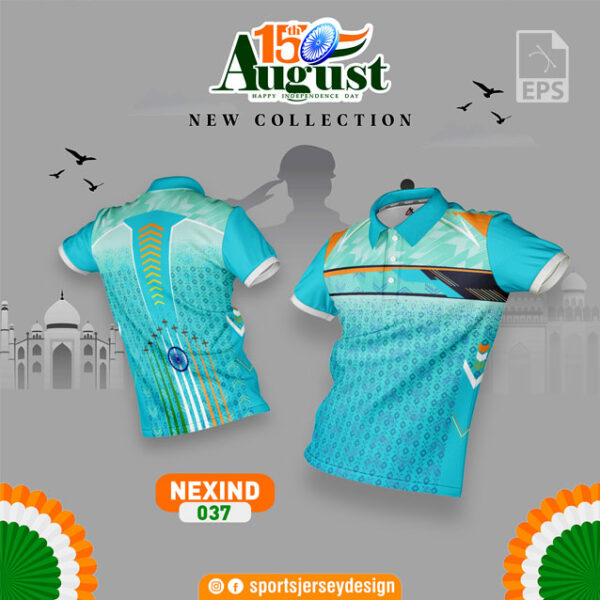 NEXIND-037 Independence Day Sublimation Jersey Design