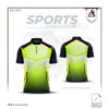 NEX-1347 PISTA GREEN AND BLACK SUBLIATION SPORTSWEAR JERSEY DESIGN