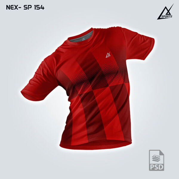 NEX SP 154 RED SPORTSWEAR SUBLIMATION JERSEY DESIGN