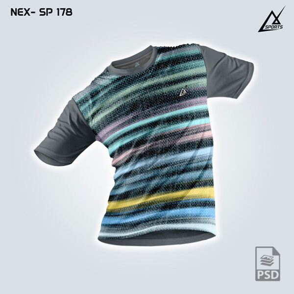 NEX SP 178 DARK GRAY SPORTSWEAR SUBLIMATION JERSEY DESIGN