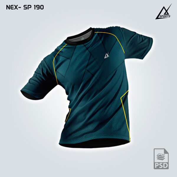 NEX SP 190 TEAL SPORTSWEAR SUBLIMATION JERSEY DESIGN