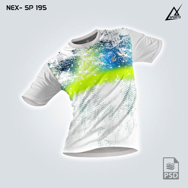 NEX SP 195 WHITE  SPORTSWEAR SUBLIMATION JERSEY DESIGN