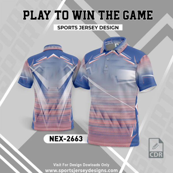 NEX 2663 GRAY AND PURPLLE SPORTSWEAR SUBLIMATION JERSEY DESIGN