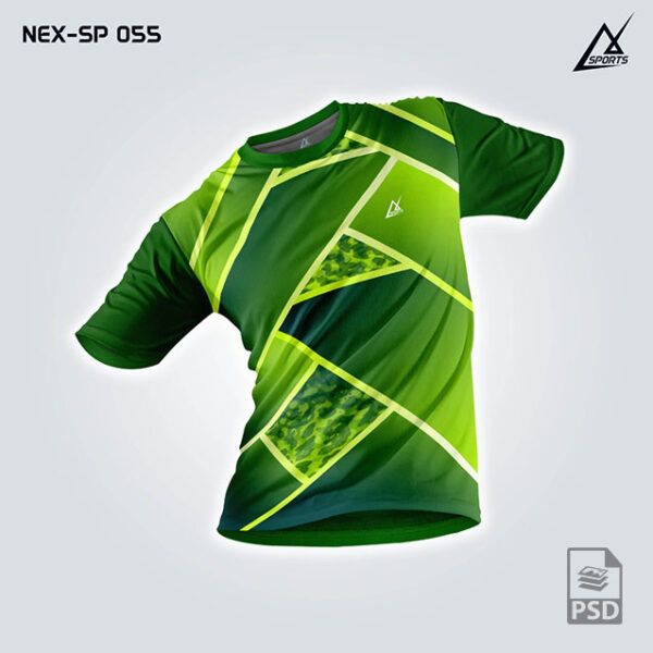 NEX SP 055 PISTA GREEN SPORTSWEAR SUBLIMATION JERSEY DESIGN