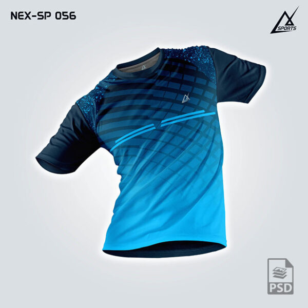 NEX SP 056 INDIA BLLUE SPORTSWEAR SUBLIATION JERSEY DESIGN