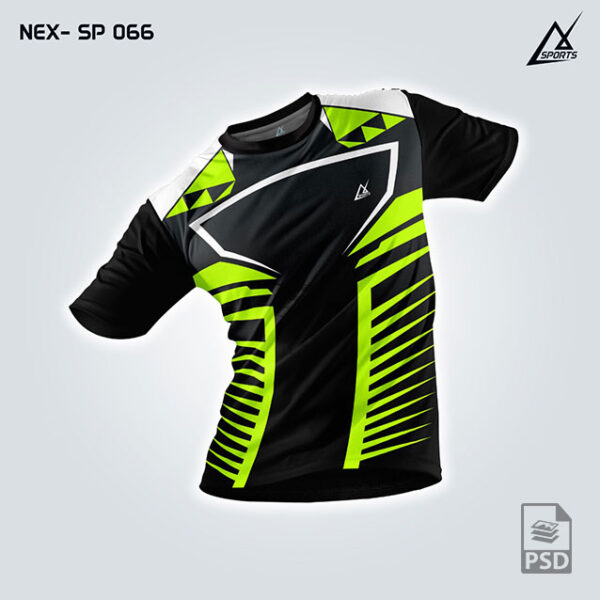 NEX SP 066 PISTA GREEN AND BLACK SPORTSWEAR SUBLIATION JERSEY DESIGN