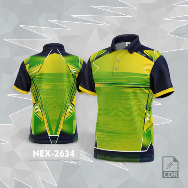 NEX 2634 PISTA GREEN SPORTSWEAR SUBLIMATION JERSEY DESIGN