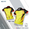 NEX 1928 YELLOW AND BLACK SPORTSWEAR SUBLIMATION JERSEY DESIGN