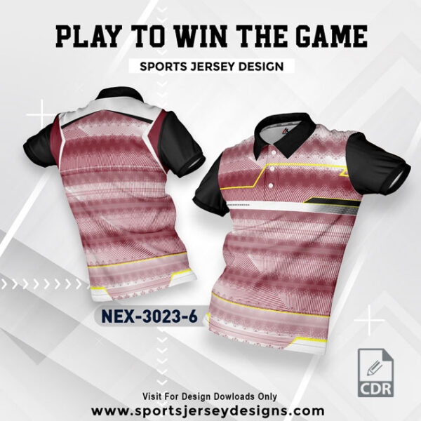 NEX 3023-6 BROWN SPORTSWEAR SUBLIMATION JERSEY DESIGN