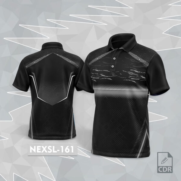 NEXSL 161 BLACK SPORTSWEAR SUBLIMATION JERSEY DESIGN