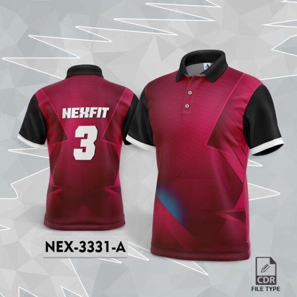 NEX 3331-A RANI PINK SPORTSWEAR SUBLIMATION JERSEY DESIGN