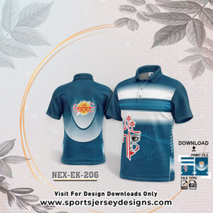 NEX-EK-206  WITH AIR FORCE AND WHITE GRADIENT EKVIRA AAI PALKHI SUBLIMATION JERSEY DESIGN