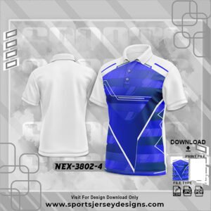 NEX-3802-4-VOILET AND WHITE SPORTSWEAR SUBLIMATION JERSEY DESIGN