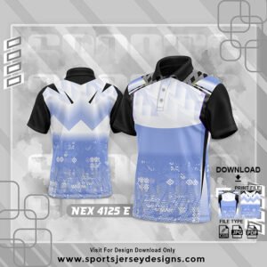 NEX-4122-E PURPLE AND WHITE SPORTSWEAR SUBLIMATION JERSEY DESIGN