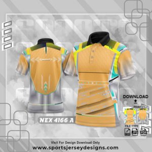 NEX-4166-A-YELLOW AND GREY SPORTSWEAR SUBLIMATION JERSEY DESIGN