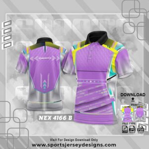 NEX-4166-B-PINK AND GREY SPORTSWEAR SUBLIMATION JERSEY DESIGN