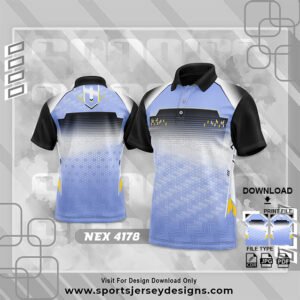NEX-4176-PURPLE AND BLACK/WHITE GRADIENT SPORTSWEAR SUBLIMATION JERSEY DESIGN