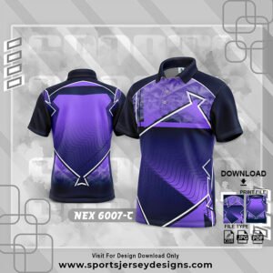 NEX-6007-C-PURPLE AND NAVY BLUE SPORTSWEAR SUBLIMATION JERSEY DESIGN